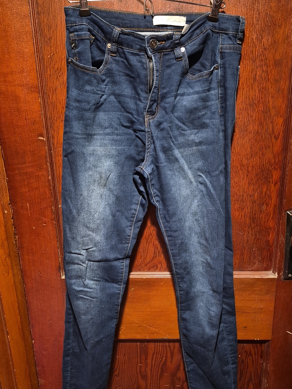 Kancan Dark Blue Slim Fit Jeans